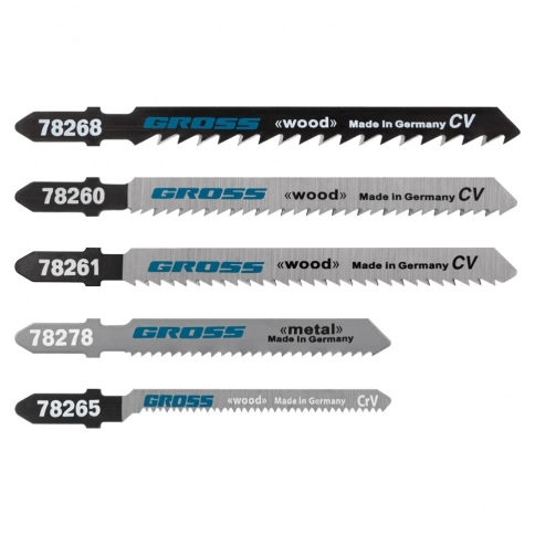 Полотна для эл.лобзика универсальные Gross 5шт. фото 1
