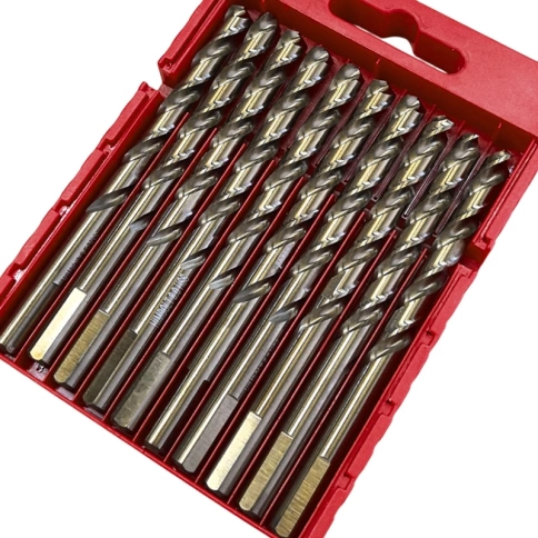 Сверло по металлу с кобальтом 5% P6M5K5 8,0 мм HIMBOLT 10 шт.пластиковый бокс фото 3