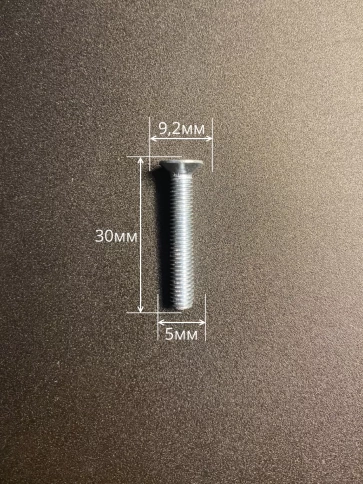 Винт потайной оцинкованный 5х30 DIN965, 10 шт. фото 3