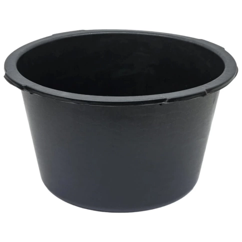 Таз строительный круглый черный 30 л, Сибртех фото 1