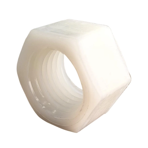 Гайка полиамидная М6 DIN934 (пластик), 100 шт. фото 4