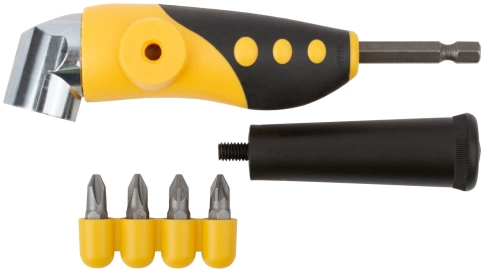 Адаптер угловой металлический прорезиненный 45 градусов фото 1