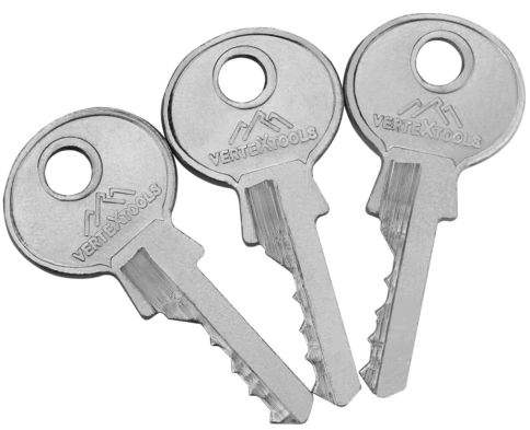 Замок навесной влагонепроницаемый 32 мм VERTEXTOOLS фото 2