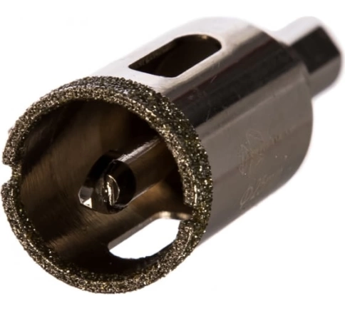 Коронка по керамике и кафелю, алмазная с центрир.сверлом 25 мм  фото 1