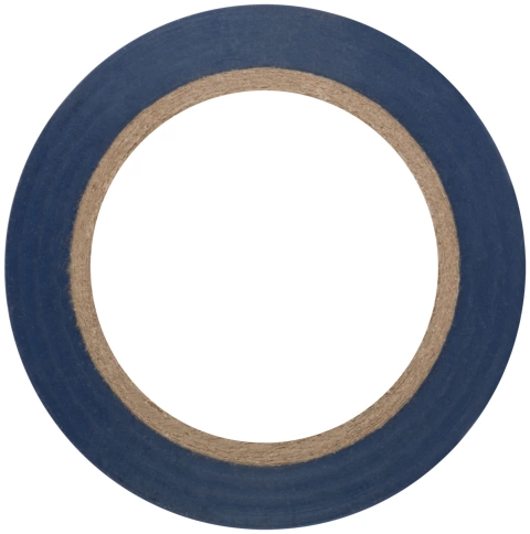 Изолента ПВХ самозатухающая 19 мм х 0,13 мм х 10 м синяя фото 2