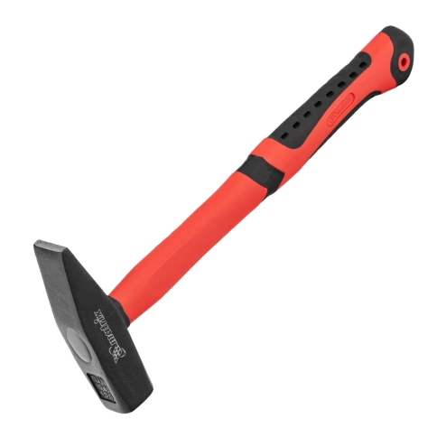 Молоток слесарный, фиберглассовая обрезиненная рукоятка 500 гр. Matrix фото 1