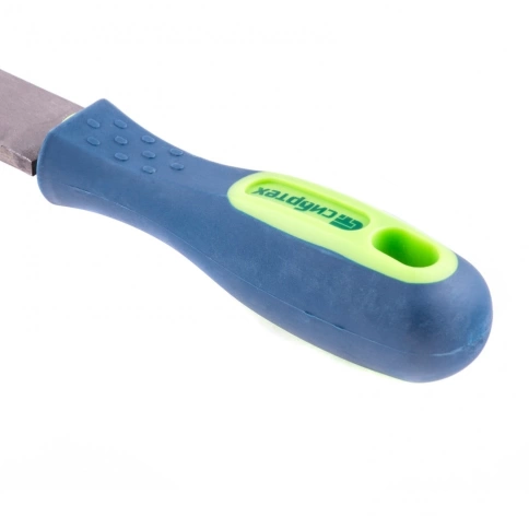 Напильник плоский, двухкомпонентная рукоятка 250 мм №2 Сибртех фото 3