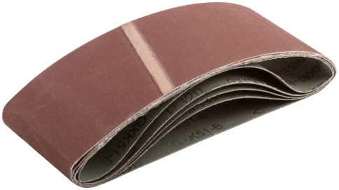 Ленты шлифовальные бесконечные, водостойкие, тканевая основа, 75 х 457 мм, 5 шт. Р 320 фото 1