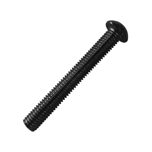 Винт с полукруглой головкой и внутренним шестигранником 10х70 мм ISO 7380 класс прочности 10.9 фото 1