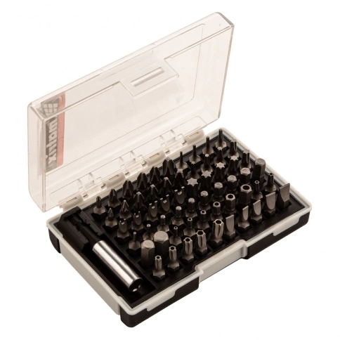 Набор бит с магнитным держателем CrV, 61шт. Matrix фото 1