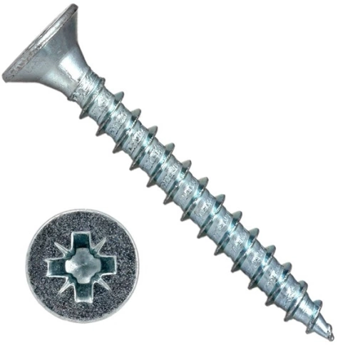 Шуруп саморез потайной для дерева Б 3,5х40 БЦ, 100 шт. фото 5