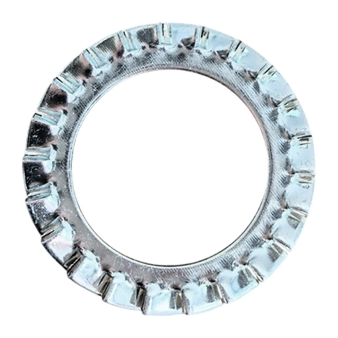 Шайба зубчатая М16 DIN 6798 тип А, оцинкованная фото 2