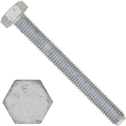 Болт 16х55 мм, DIN933, высокопрочный к.п. 12.9, ОЦ , 10шт. фото 5