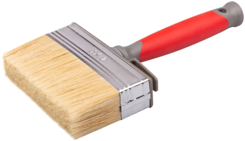 Макловица PRO, 70% ПБТ/30% натур.светл.щетина, 2-х ручка, нерж.обжим, 30х120 мм фото 2