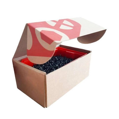 Саморез по гипсокартону 4,8х89 мм, крупная резьба, фосфатированный, 200 шт. в контейнере фото 4