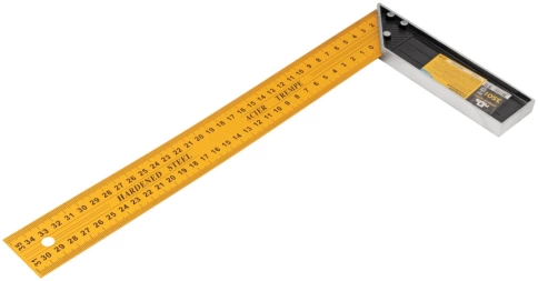 Угольник столярный, двусторонняя шкала, 350 мм фото 2