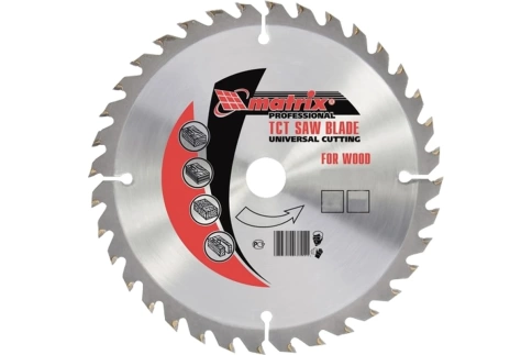 Диск пильный по дереву 210х30 мм 36 зубьев Matrix фото 1