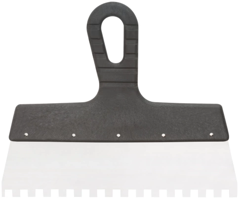 Шпатель фасадный нержавеющий зубчатый / зуб фото 3