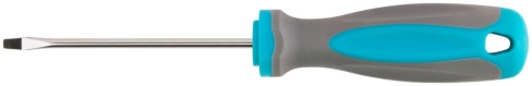 Отвертка, CrV сталь, прорезинененная ручка, SL3х75 мм фото 2