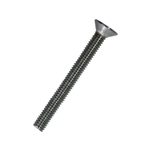 Винт потай 6х60 мм с внутренним шестигранником DIN 7991, полная резьба, нержавеющий фото 1