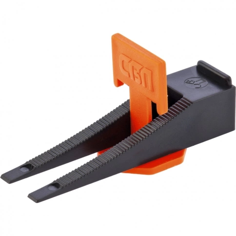 Система выравнивания плитки (СВП). комплект:зажимы. клинья 250/250 шт Сибртех фото 1