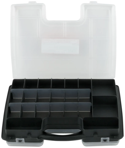 Ящик для крепежа (органайзер) двухсторонний 11,5" (29,5х22х7,6 см). фото 3