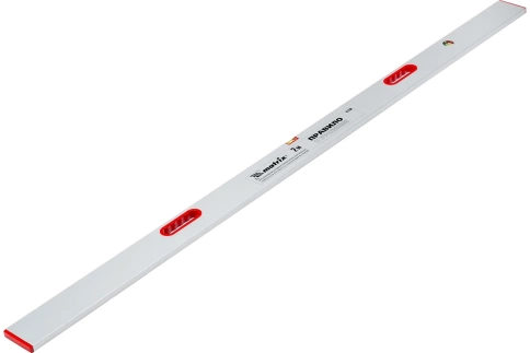 Правило алюминиевое с уровнем L-2.0 м 2 ручки Matrix фото 1