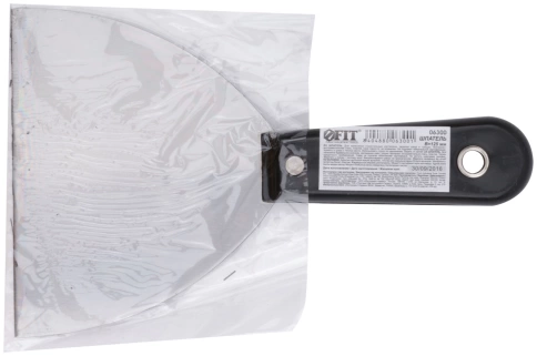 Шпатель с пластиковой ручкой полированный 5" (125 мм) фото 2