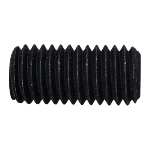 Винт установочный с внутр. шестигранником 12х30 мм, класс прочности 12.9 DIN 913 тупой конец, черный фото 1