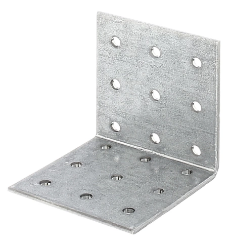 Крепежный равносторонний уголок 40х40х100 ОЦ, 10 шт. фото 5