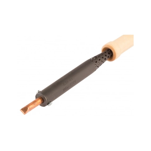 Паяльник электрический ЭПCН-03-100/220 с деревянной рукояткой, Сибртех фото 3