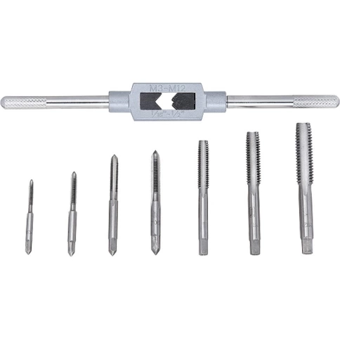 Набор метчиков М3-М12 8 предметов Сибртех фото 1