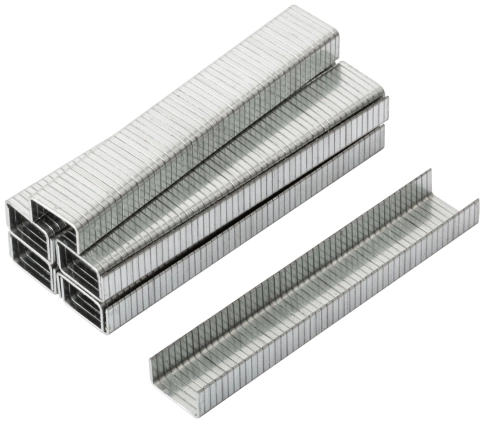 Скобы для степлера закален,прямоуг. 10,6 х 1,2 мм (широк.тип 140) 6 мм 500 шт фото 1