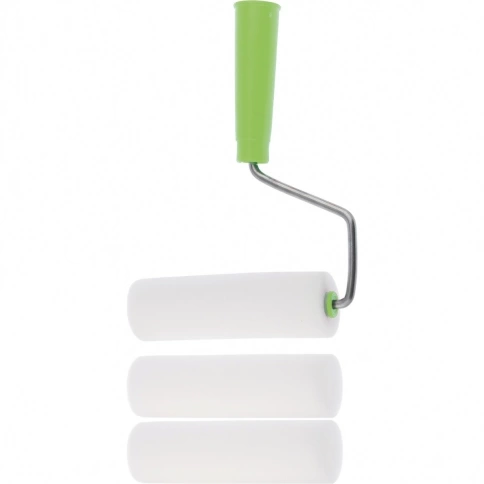 Набор валик поролоновый с ручкой + 2 шубки 180 мм D 42мм D ручки 6мм Сибртех фото 1