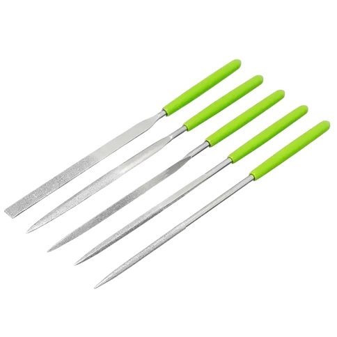 Набор надфилей алмазных 140х70х3 мм 5шт. Сибртех фото 2