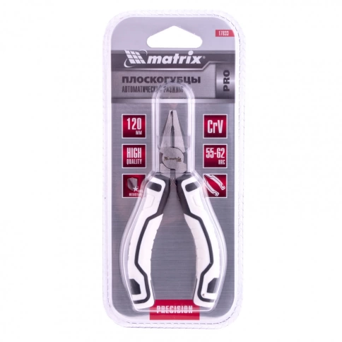 Плоскогубцы Mini, авторазжим 120 мм PRO Matrix фото 4