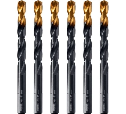 Сверло по металлу HSS Tin Golden Tip 11мм Denzel фото 1