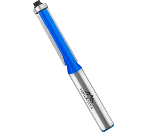 Фреза для выборки заподлицо с нижним подшипником DxHxL:12х50х104,5 мм хвостовик 12 мм фото 1