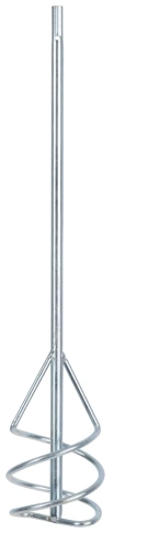 Миксер для строительных смесей оцинкованный Профи хвостовик SDS-PLUS 80х400 мм фото 1