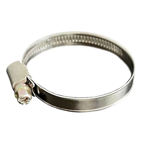 Хомут червячный 70-90/9 мм, оцинкованная сталь W1 фото 1