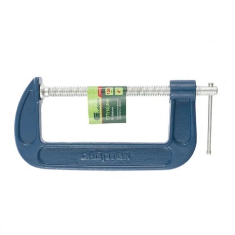 Струбцина тип G 150 мм Сибртех фото 2