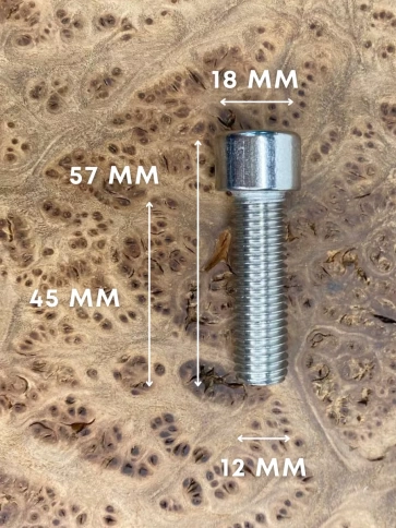 Винт нержавеющий шестигранник  М12х45, DIN 912 фото 9