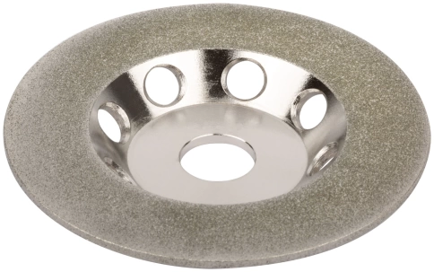 Диск шлифовальный алмазный, по кафелю/керамогр/стеклу, посадочн.д.22,2 мм, сплошной 125мм фото 3