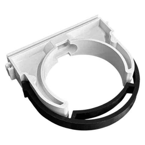 Крепеж-клипса для трубы с фиксатором d63 мм фото 2