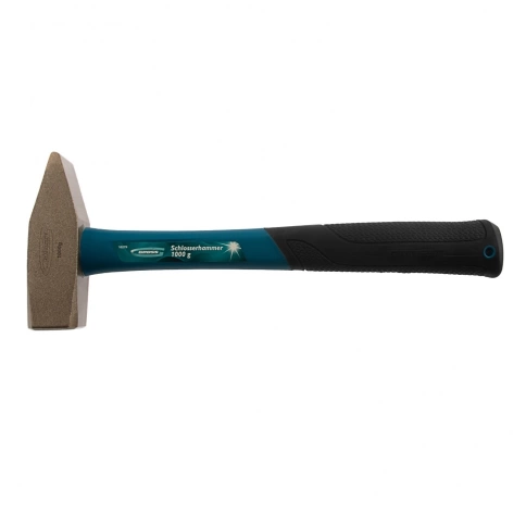 Молоток слесарный, квадр.боек, фиберглас.обрезинен.рук. Gross фото 3