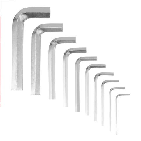 Набор ключей имбусовых HEX 1,5-10 мм 10 шт. на кольце, никелированные, Sparta фото 3