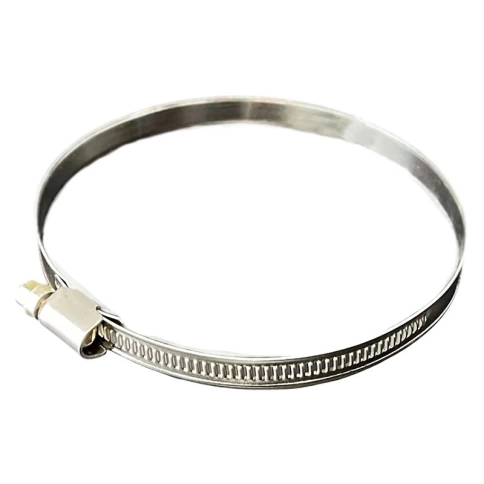 Хомут червячный 140-160/9 мм, нержавеющая сталь W2 фото 1