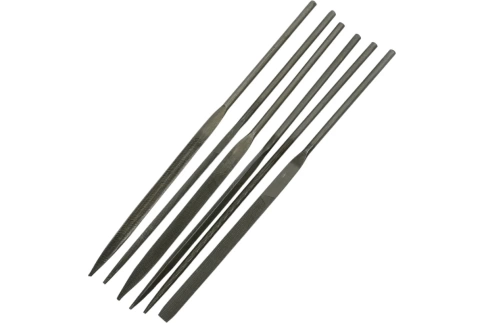 Напильники 3х140/65 мм в ПВХ конверте 6 шт. фото 1