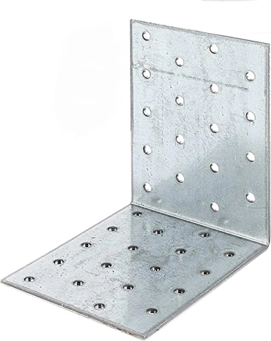 Крепежный перфорированный уголок 50х50х35 ОЦ, 4 шт. фото 5