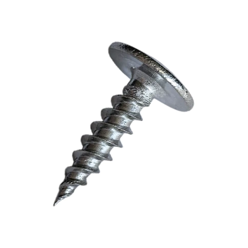 Саморез с прессшайбой, острый, 4,2х13 мм, нержавеющая сталь А2 фото 1